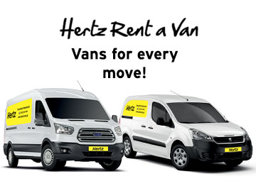 hertz van hire contact number